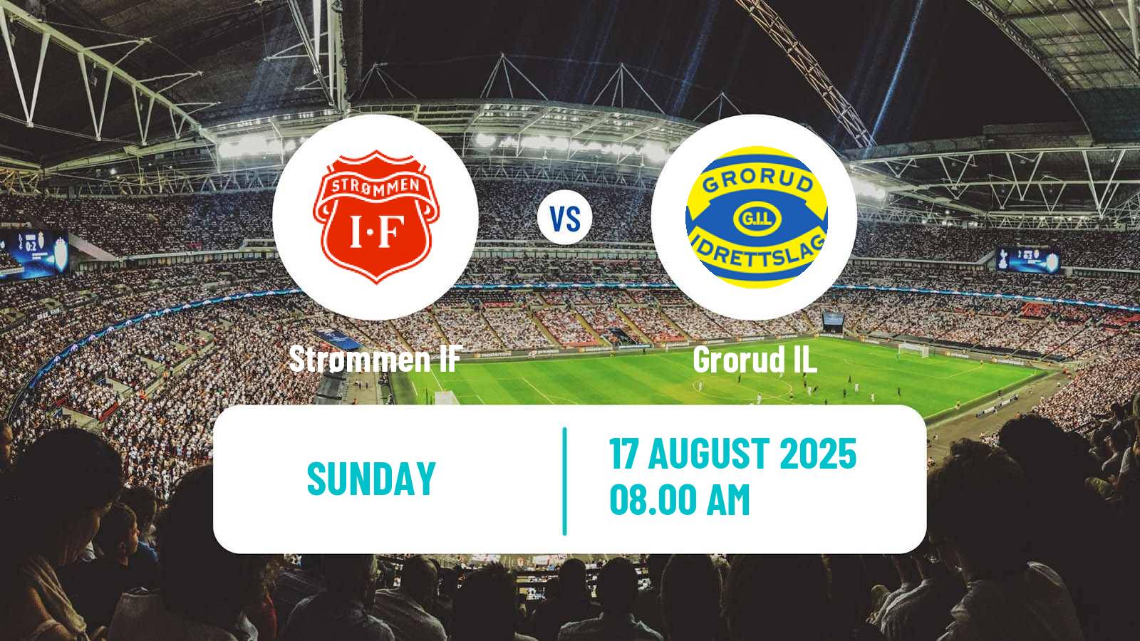 Football Norwegian Division 2 - Group 2 Strømmen - Grorud