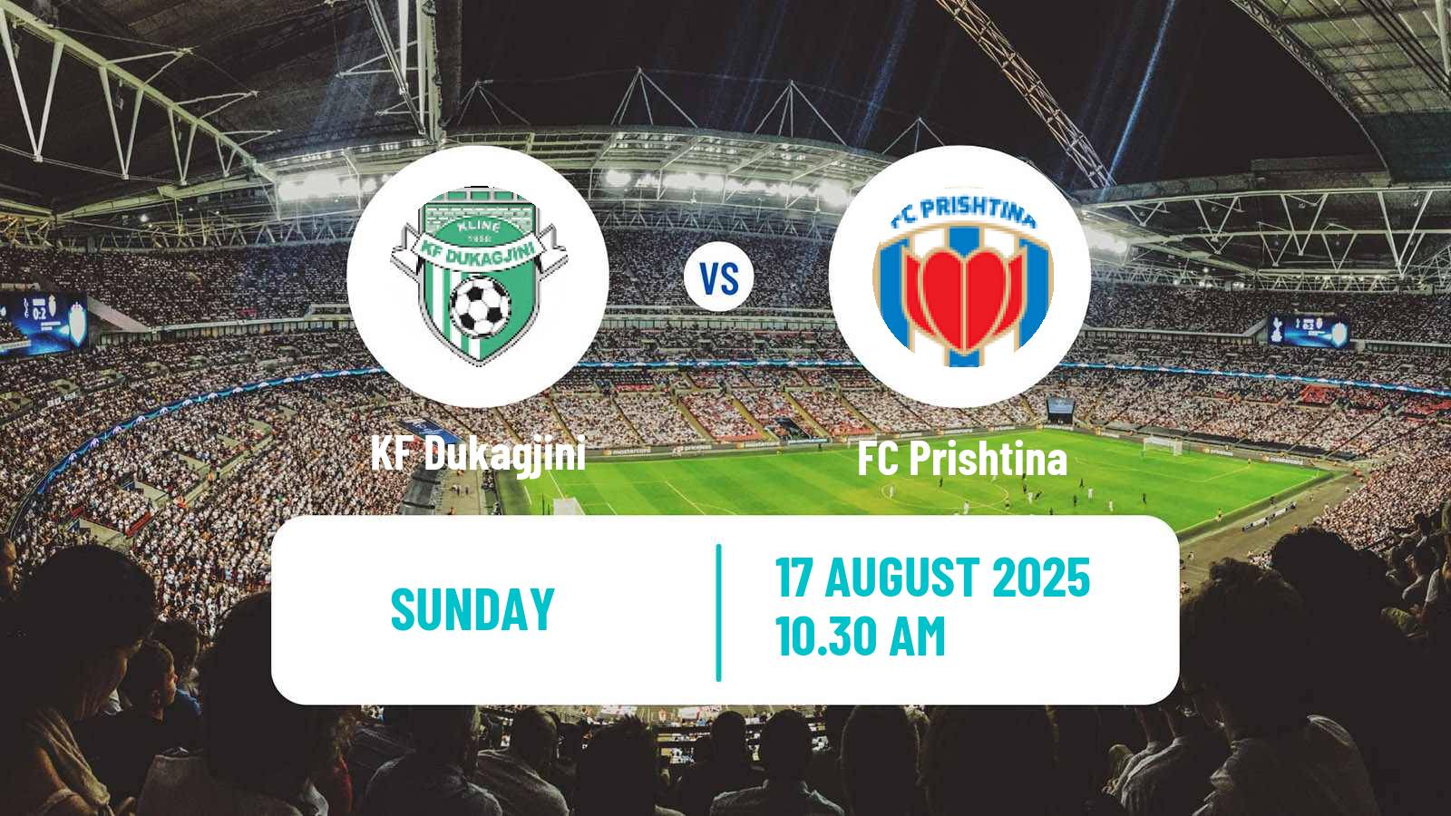 Football Kosovo Superliga Dukagjini - Prishtina
