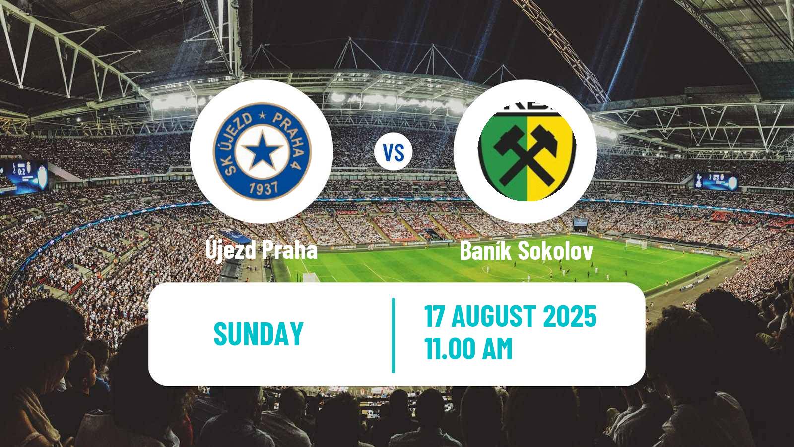Football Czech Division B Újezd Praha - Baník Sokolov