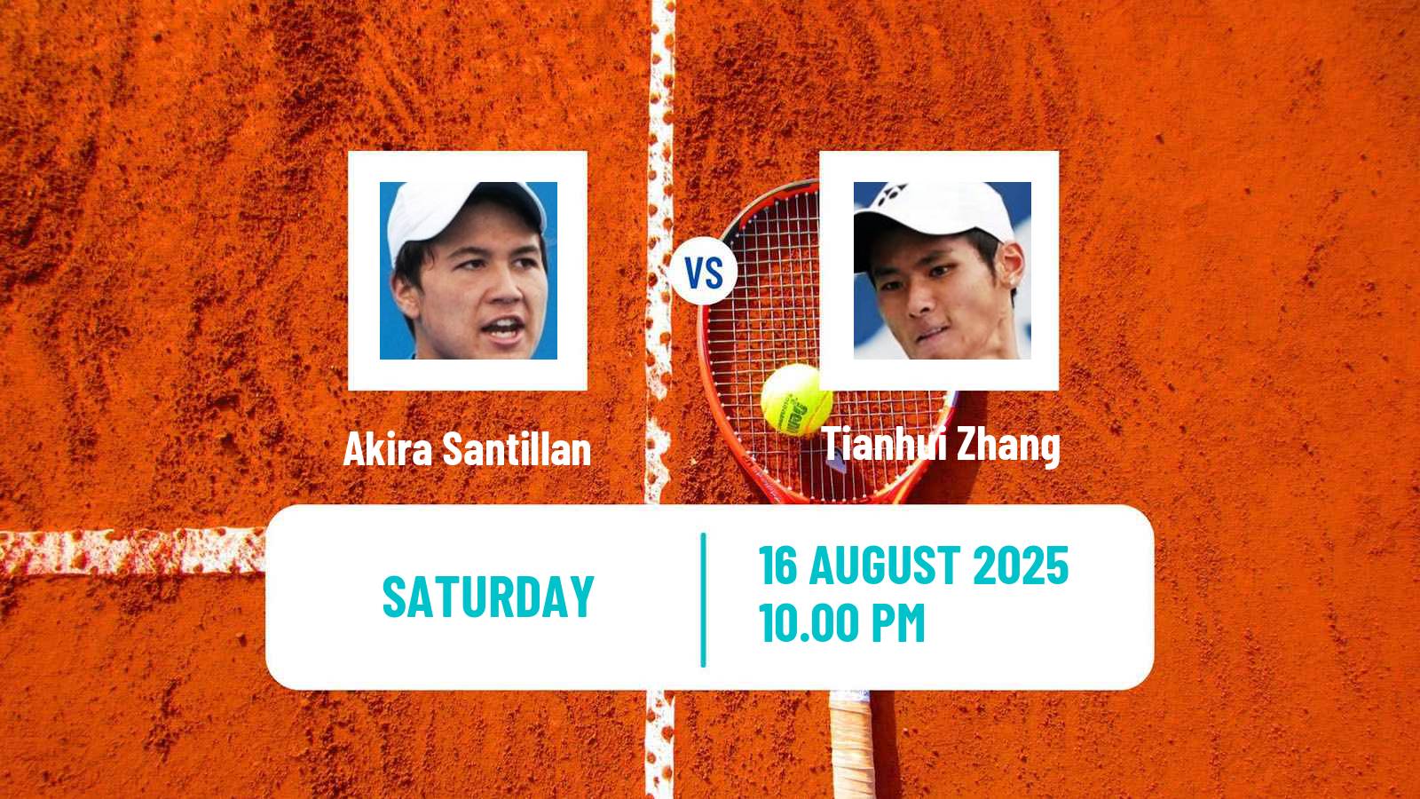 Tennis ITF M25 Yinchuan Men Akira Santillan - Tianhui Zhang