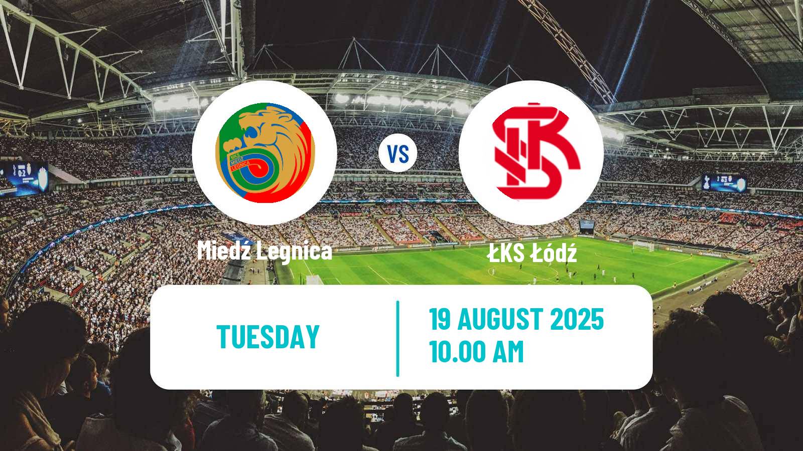 Football Polish Division 1 Miedź Legnica - ŁKS Łódź
