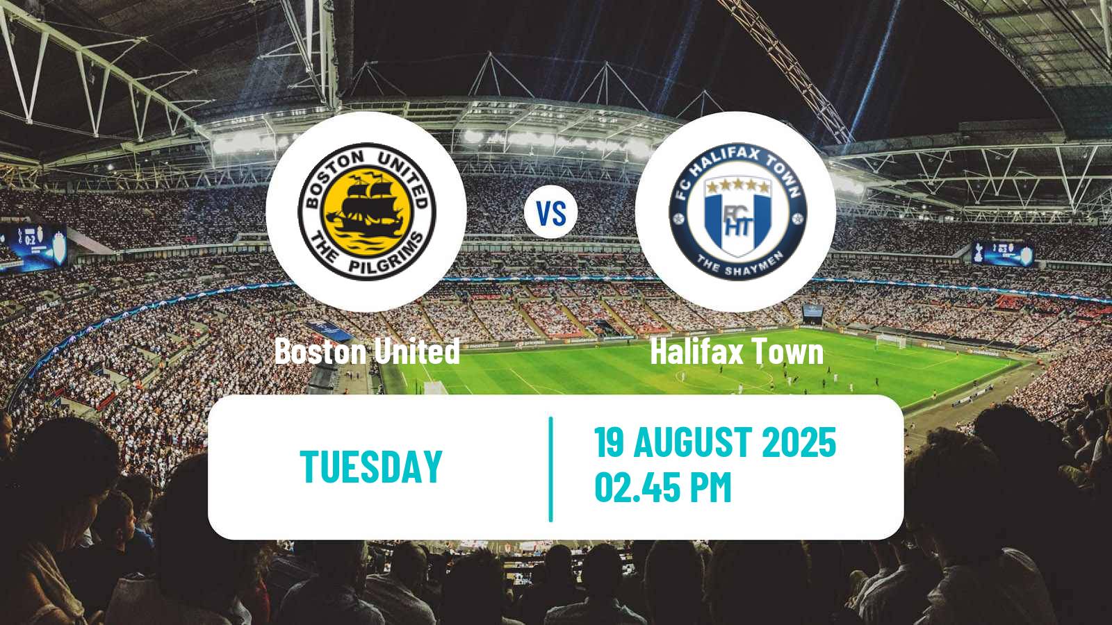 Football English National League Boston United - Halifax Town