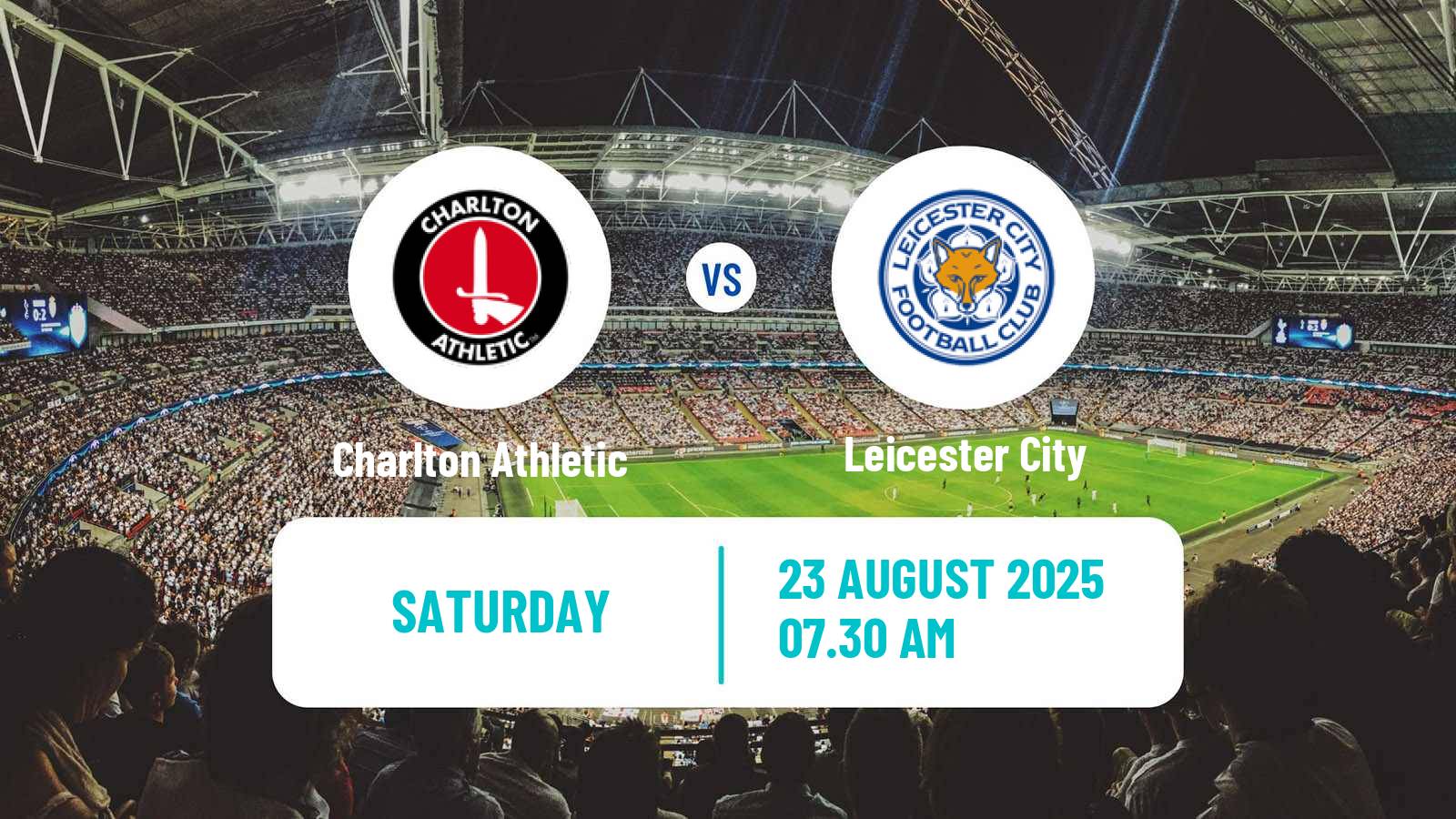 Football English League Championship Charlton Athletic - Leicester City