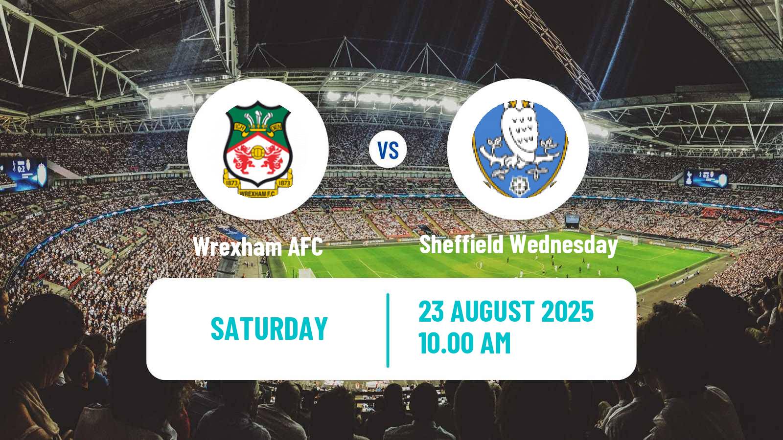 Football English League Championship Wrexham - Sheffield Wednesday