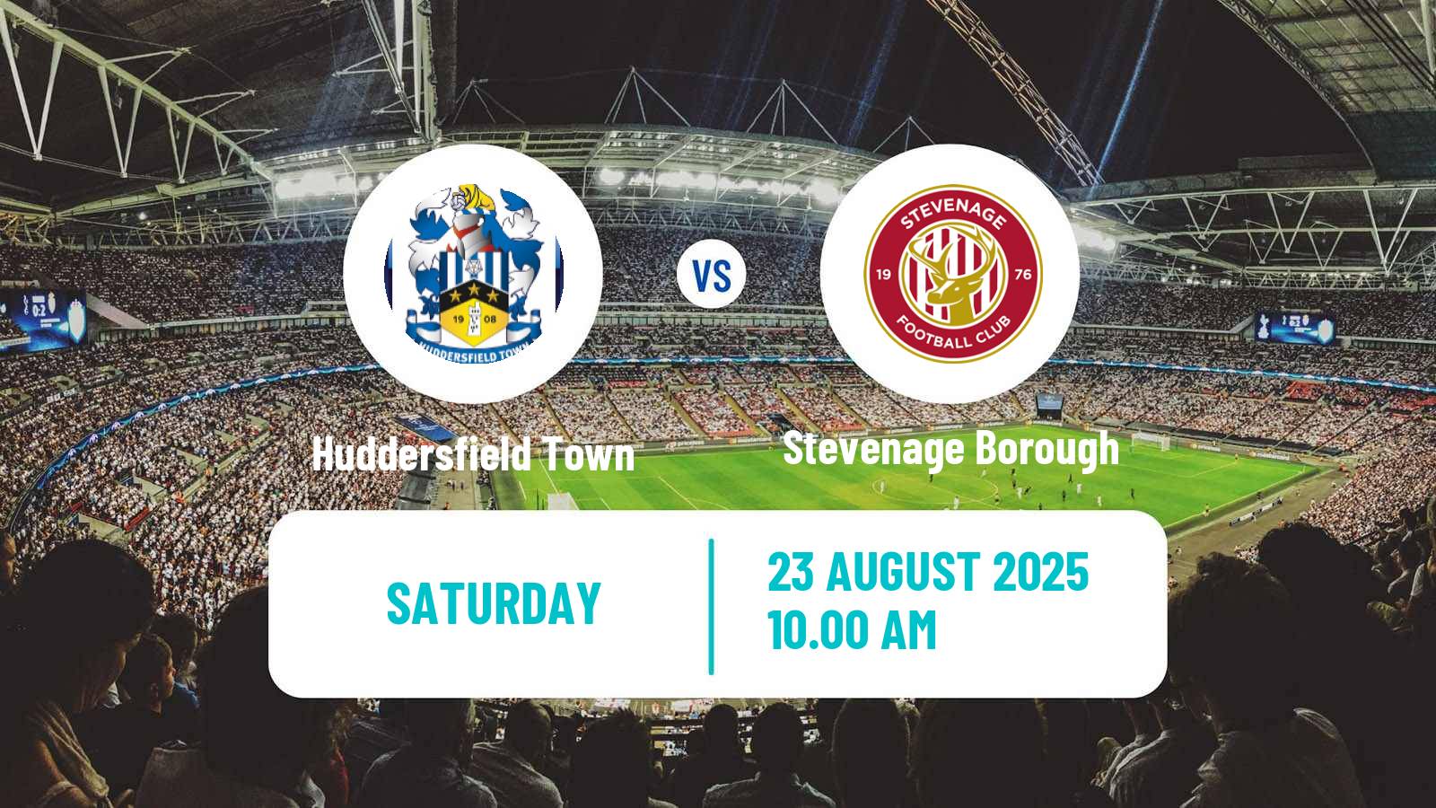 Football English League One Huddersfield Town - Stevenage Borough