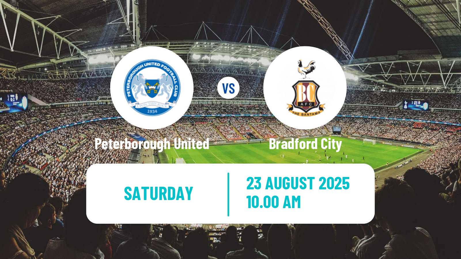 Football English League One Peterborough United - Bradford City