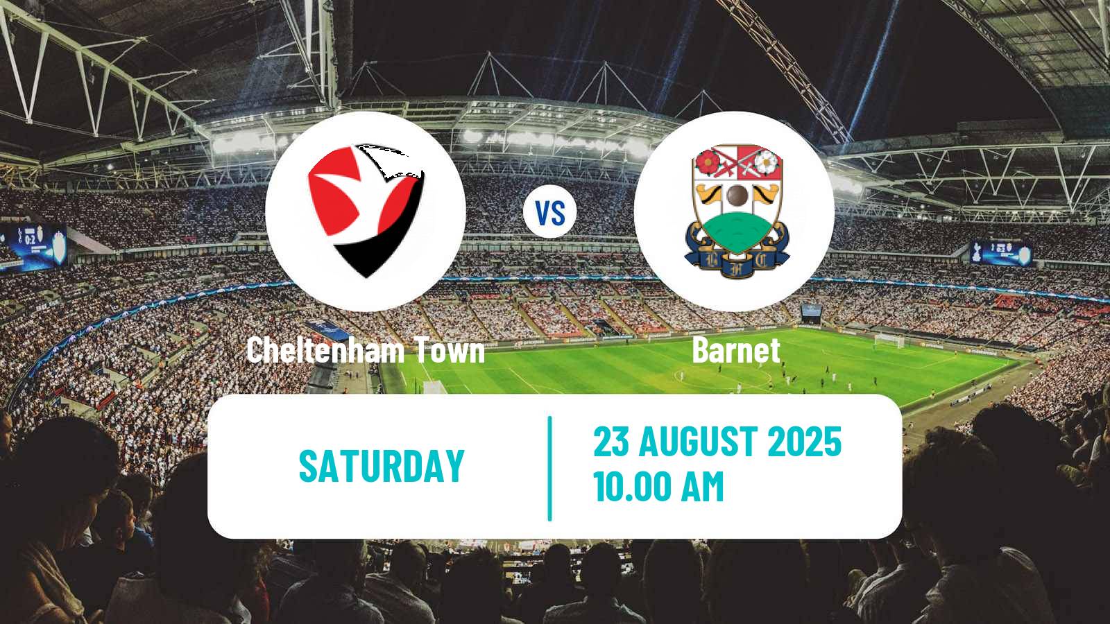 Football English League Two Cheltenham Town - Barnet