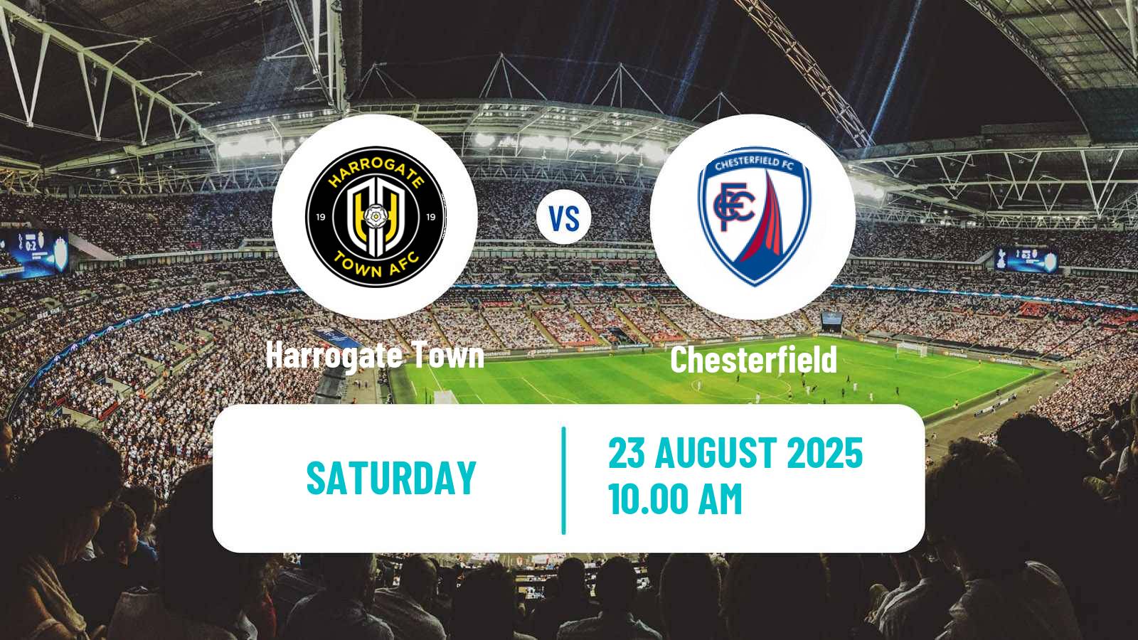 Football English League Two Harrogate Town - Chesterfield