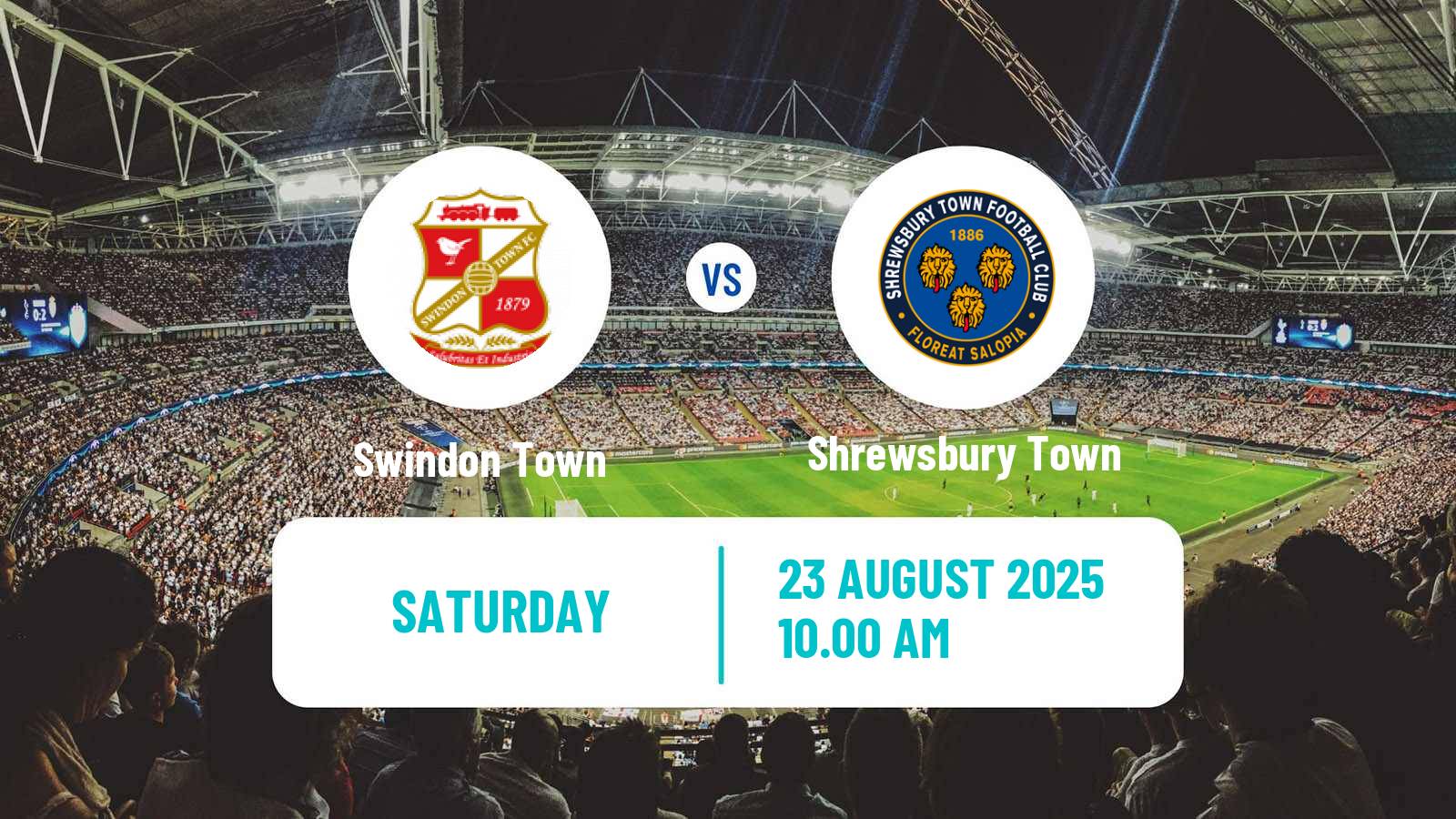 Football English League Two Swindon Town - Shrewsbury Town