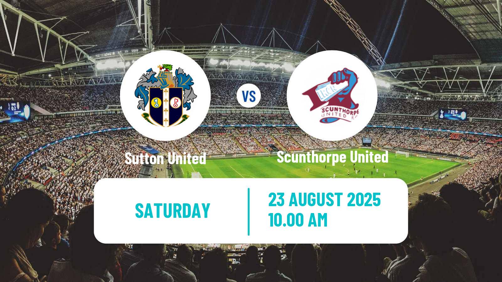 Football English National League Sutton United - Scunthorpe United