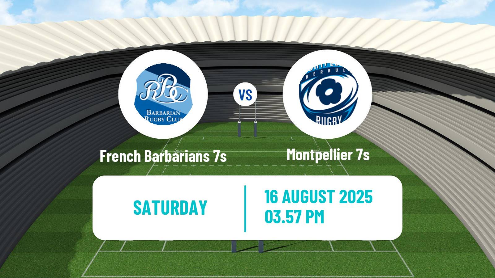 Rugby union French Supersevens French Barbarians 7s - Montpellier 7s