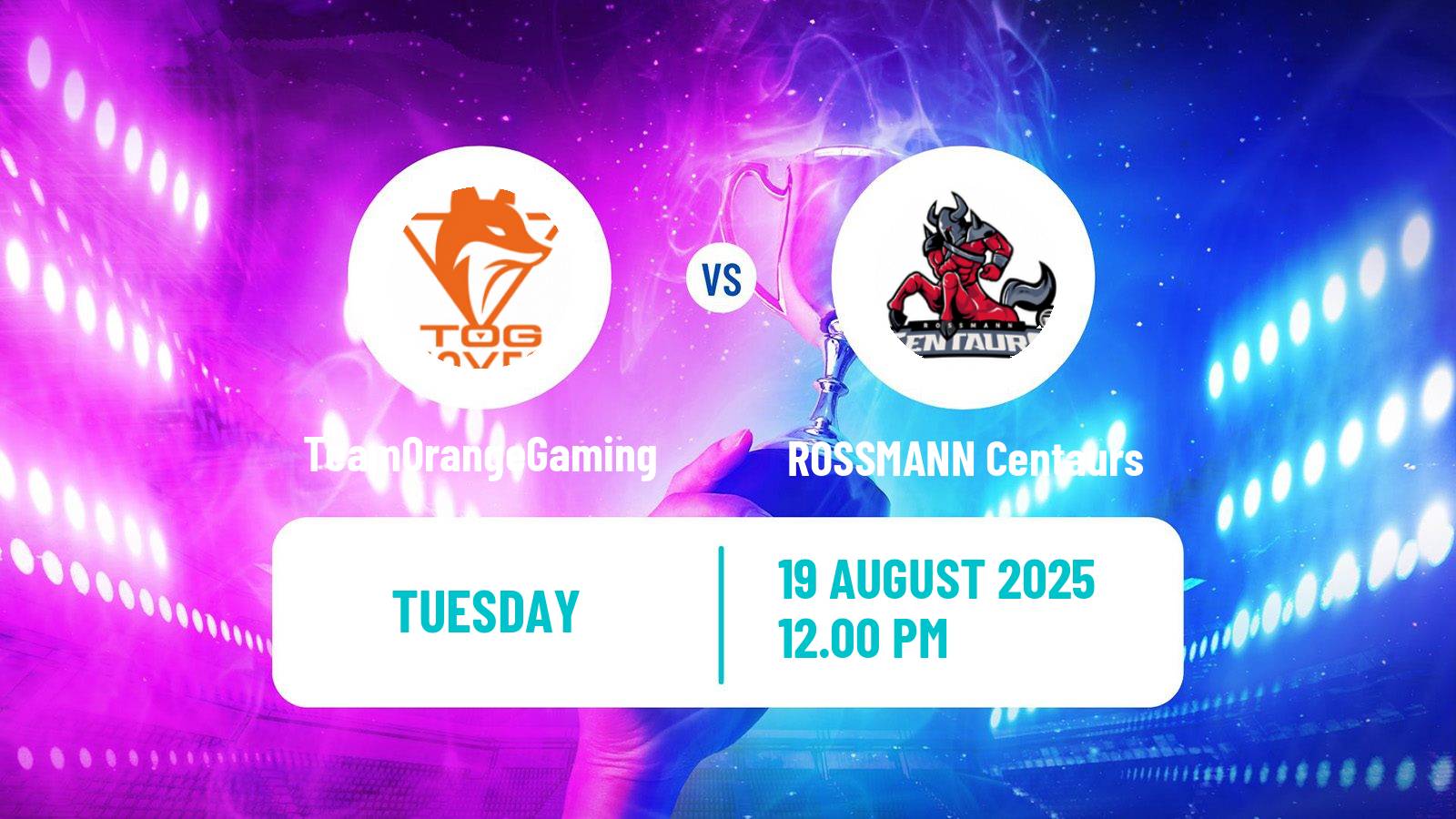 Esports League Of Legends Prime League TeamOrangeGaming - ROSSMANN Centaurs