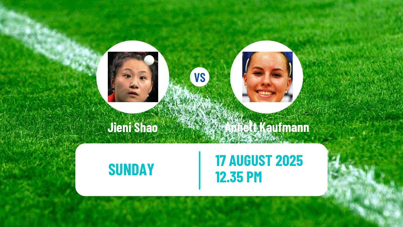 Table tennis Europe Smash Sweden Women Jieni Shao - Annett Kaufmann