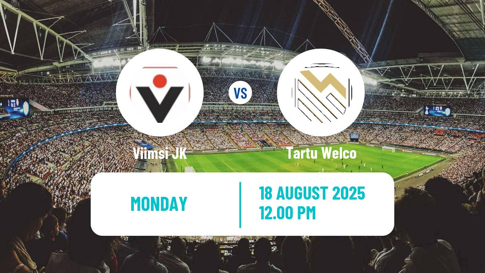 Football Estonian Esiliiga Viimsi JK - Tartu Welco