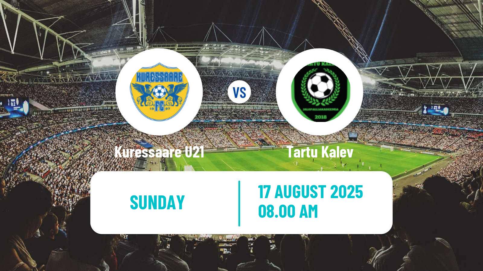 Football Estonian Esiliiga B Kuressaare U21 - Tartu Kalev