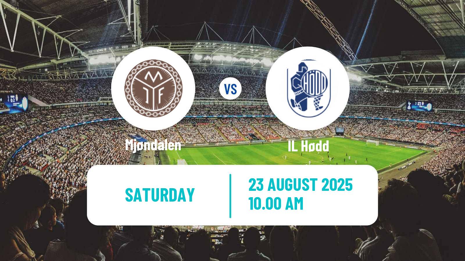 Football Norwegian Adeccoligaen Mjøndalen - Hødd