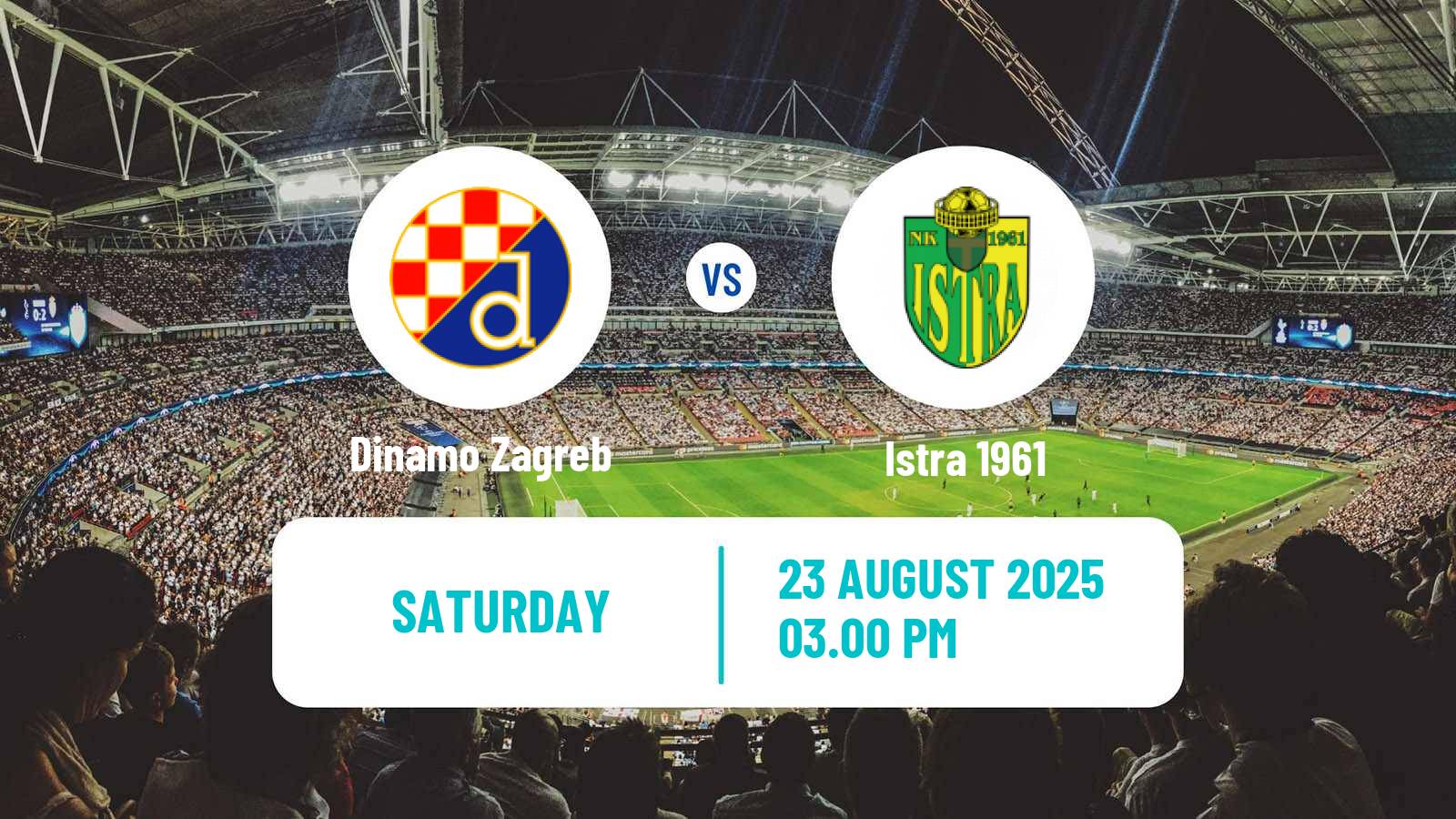 Football Croatian HNL Dinamo Zagreb - Istra 1961