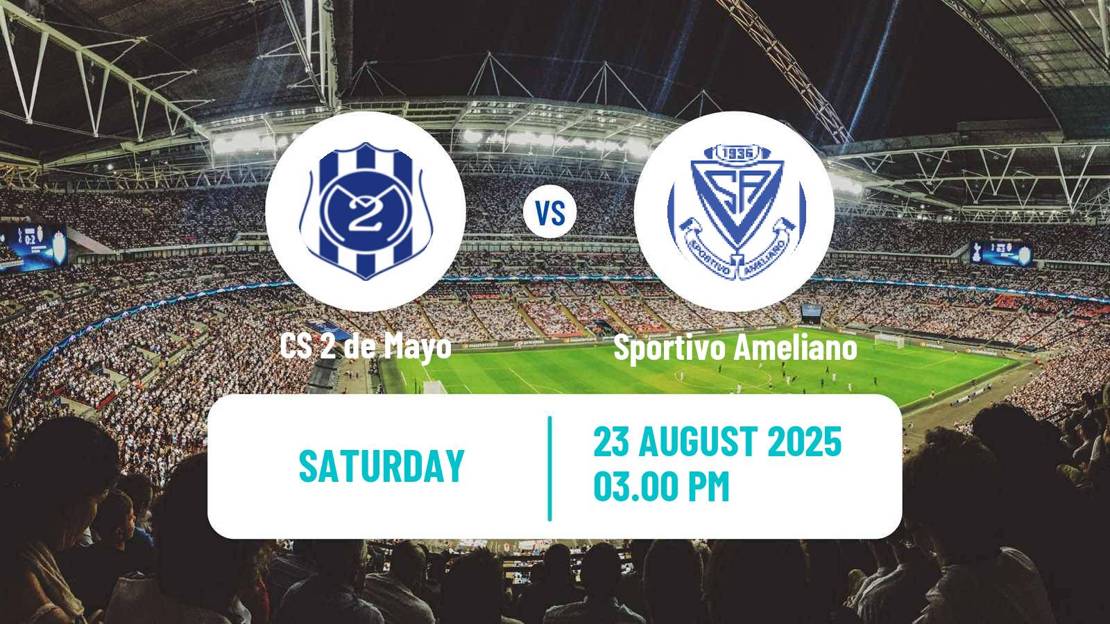 Football Paraguayan Primera Division 2 de Mayo - Sportivo Ameliano