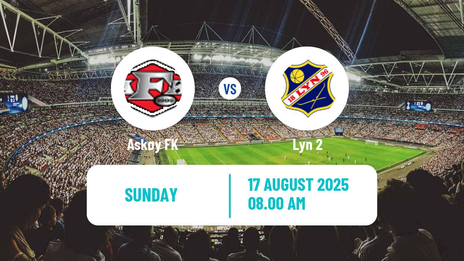 Football Norwegian Division 3 - Group 4 Askøy - Lyn 2