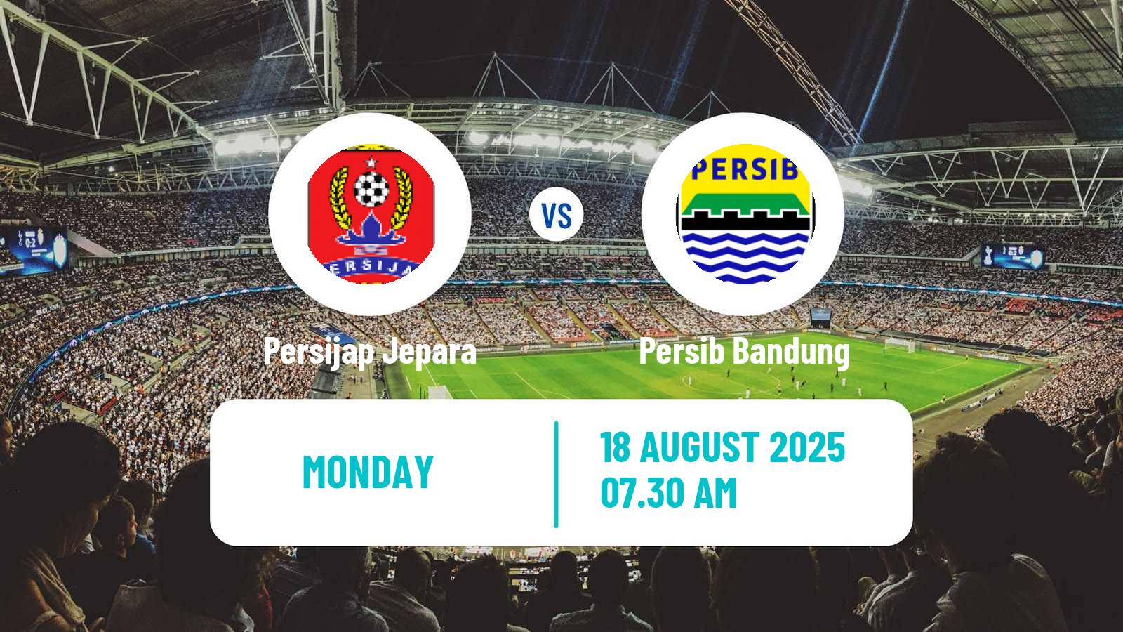 Football Indonesian Liga 1 Persijap Jepara - Persib Bandung