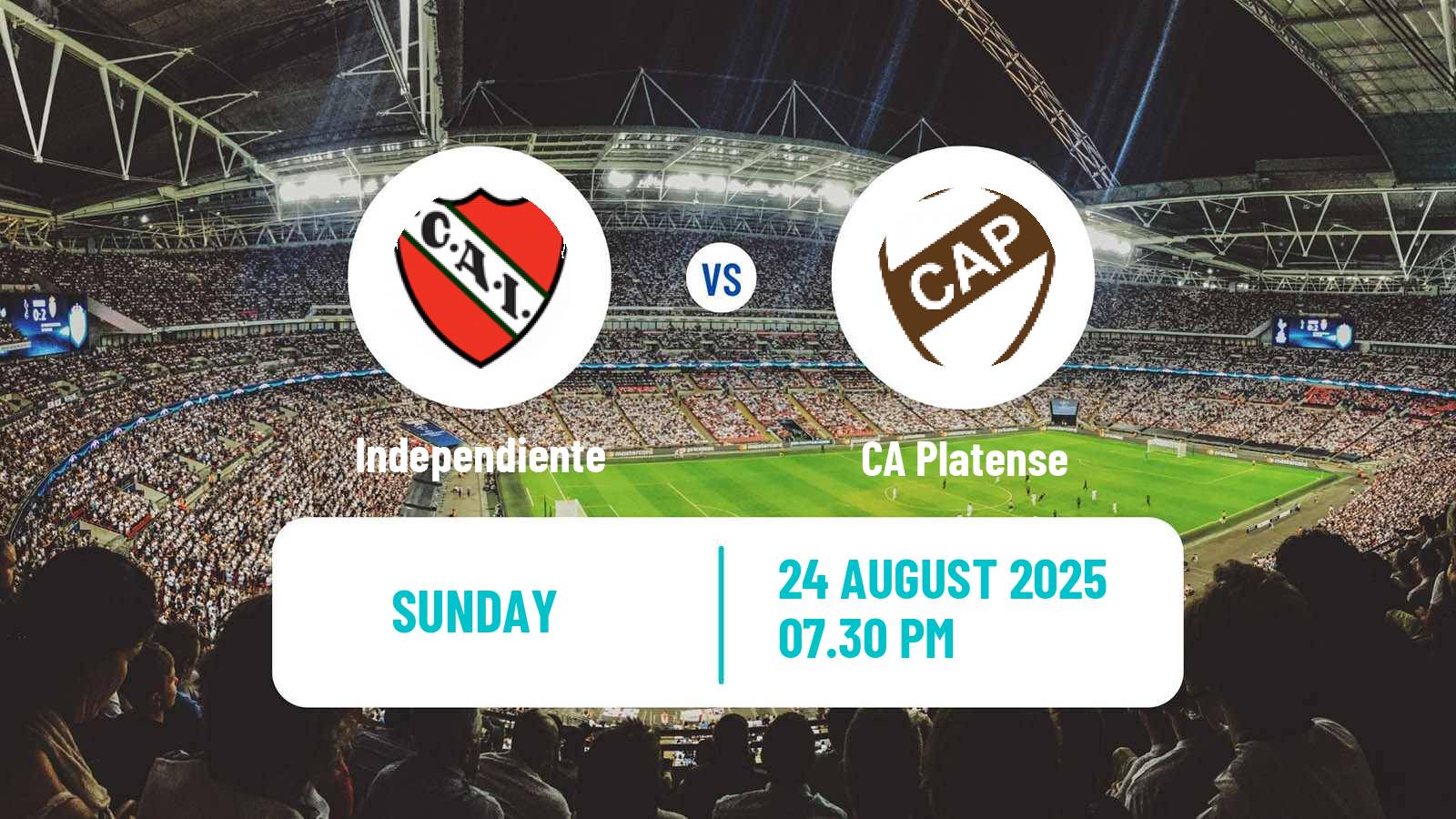 Football Argentinian Liga Profesional Independiente - Platense