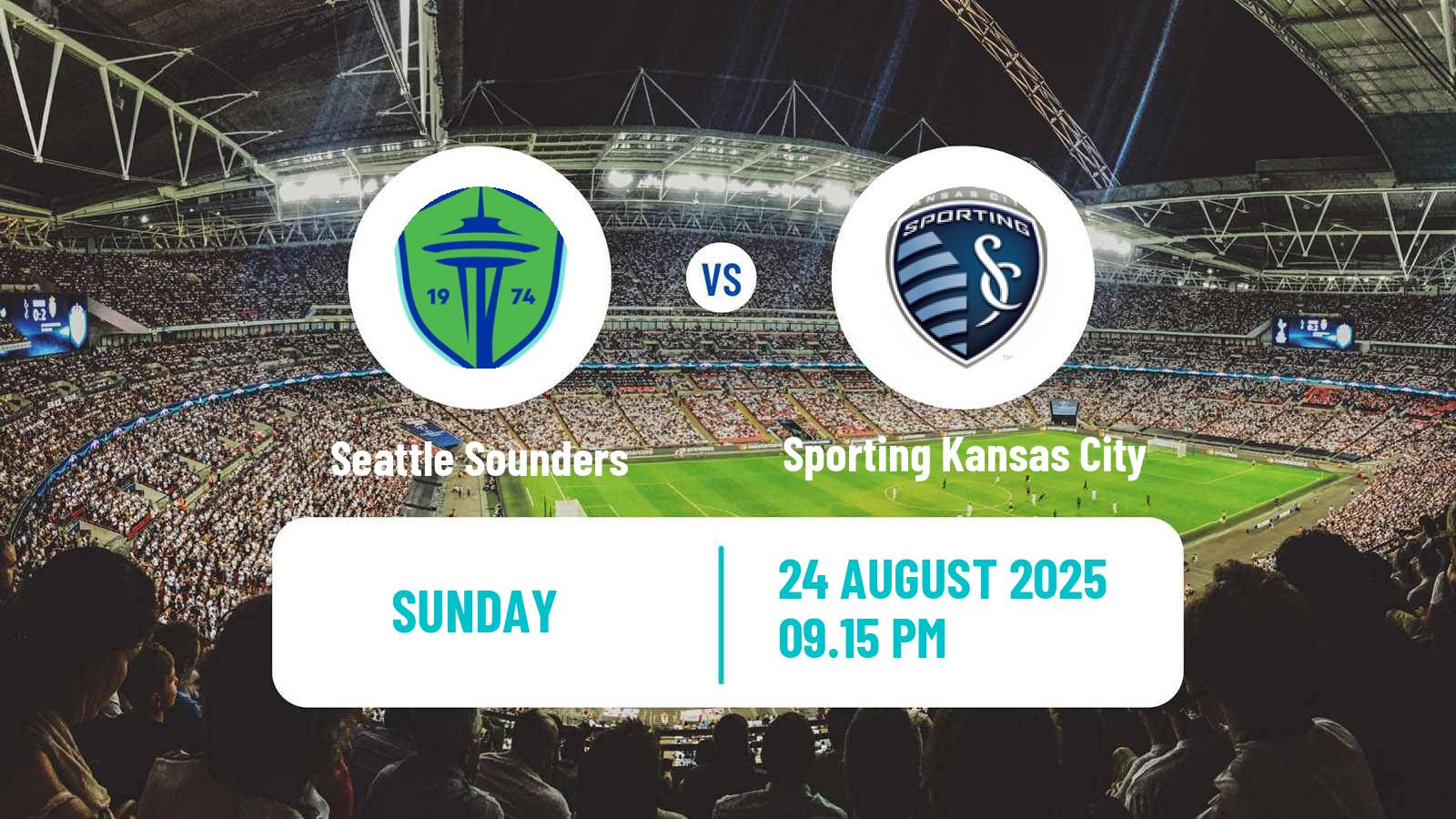 Football MLS Seattle Sounders - Sporting Kansas City