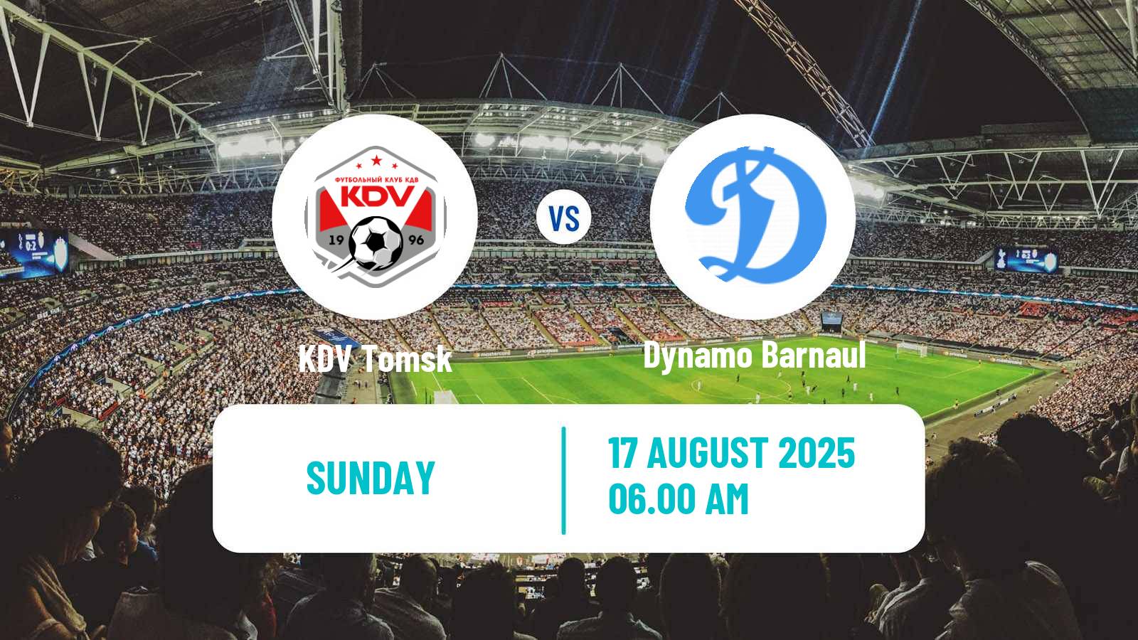 Football  FNL 2 Division B Group 4 KDV Tomsk - Dynamo Barnaul
