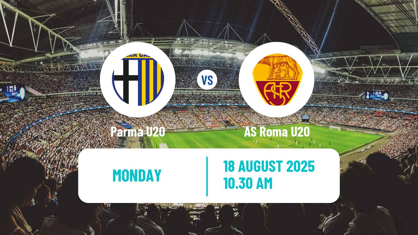 Football Italian Primavera 1 Parma U20 - Roma U20