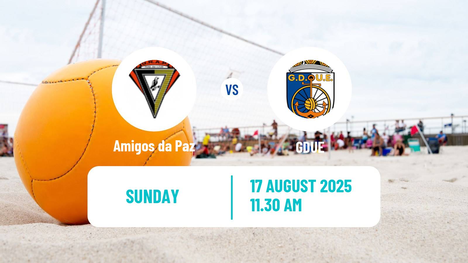 Beach soccer Elite Division Amigos da Paz - GDUE