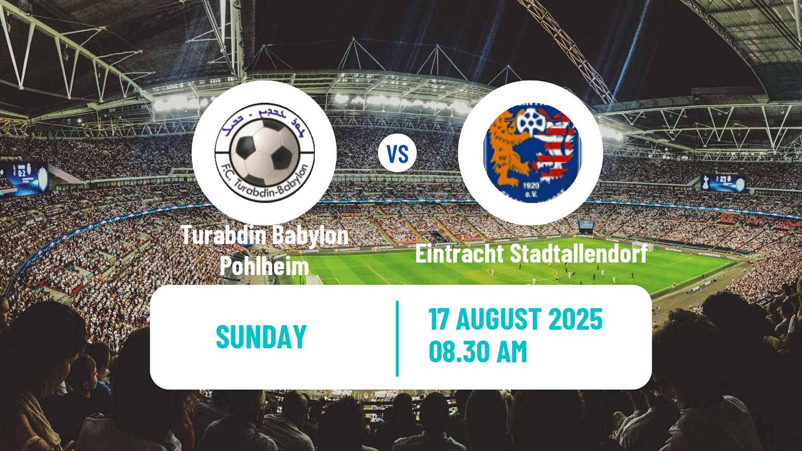 Football German Oberliga Hessen Turabdin Babylon Pohlheim - Eintracht Stadtallendorf