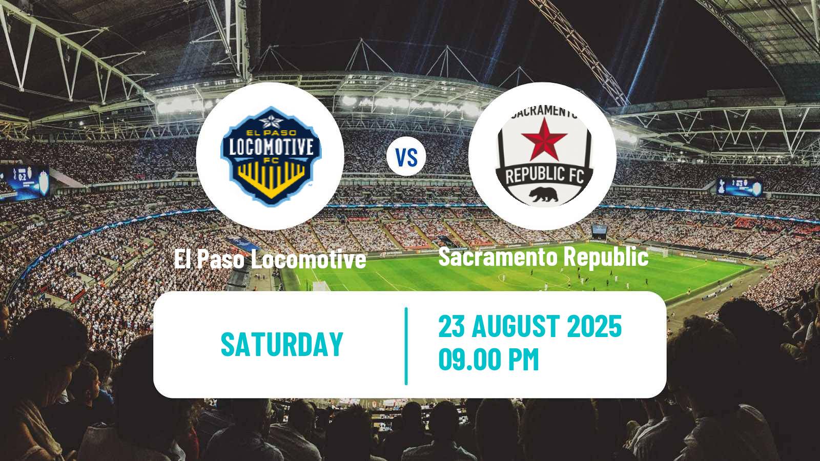 Football USL Championship El Paso Locomotive - Sacramento Republic