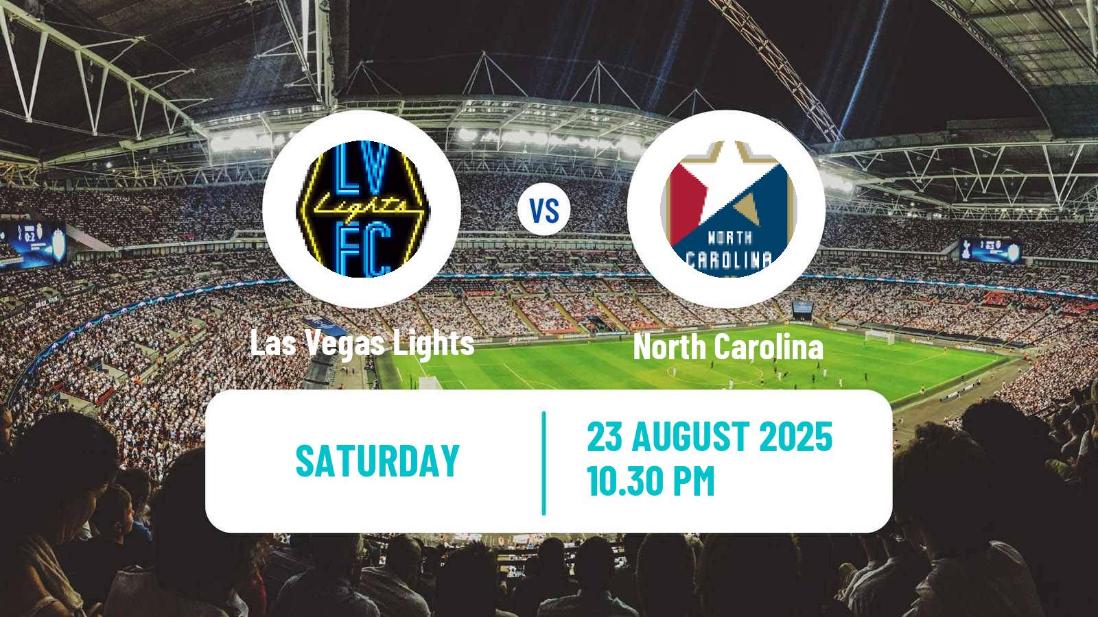 Football USL Championship Las Vegas Lights - North Carolina