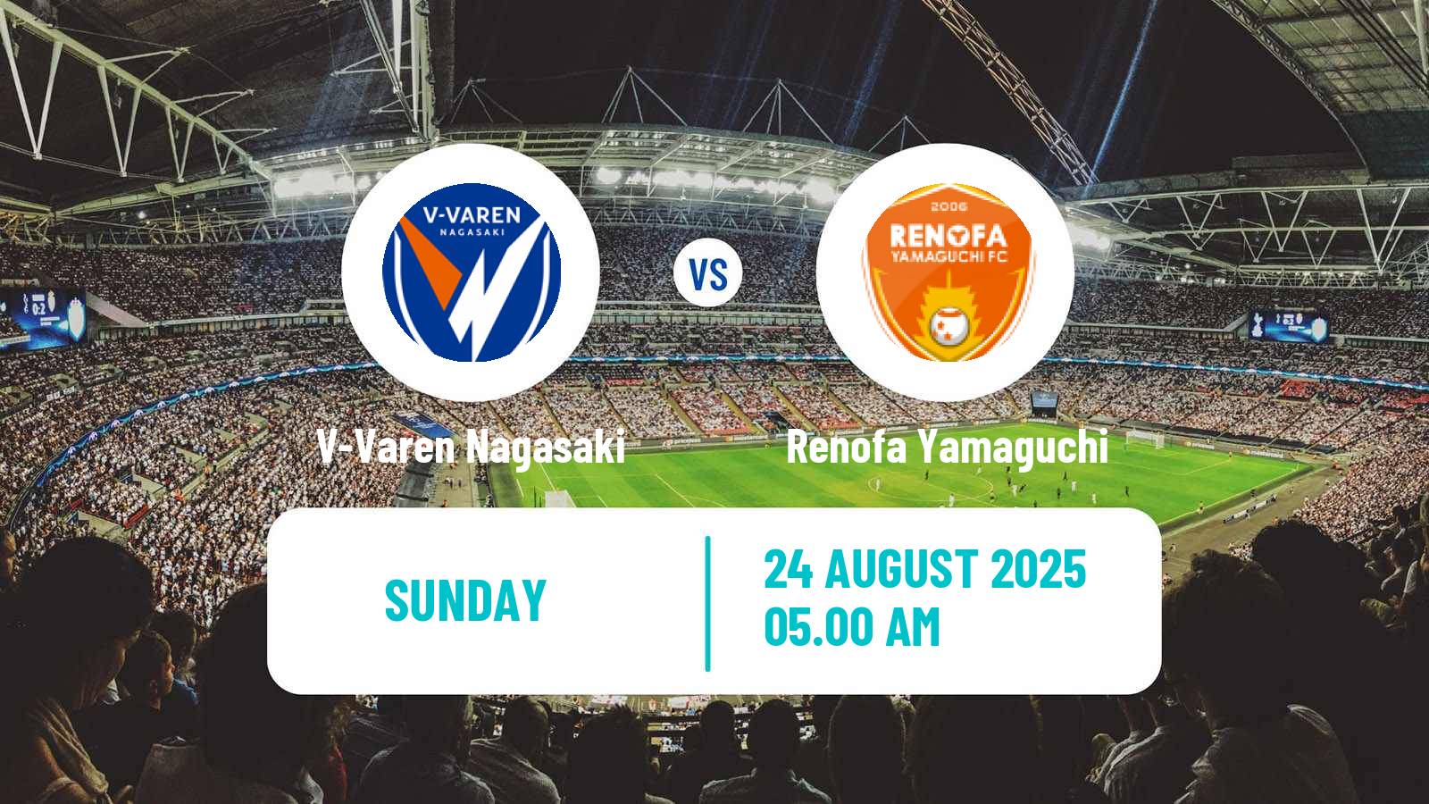 Football Japan J2 League V-Varen Nagasaki - Renofa Yamaguchi