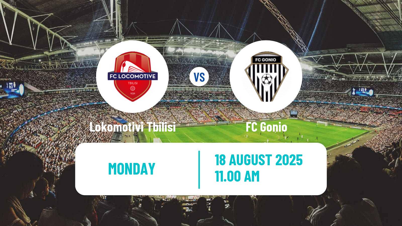 Football Georgian Erovnuli Liga 2 Lokomotivi Tbilisi - Gonio