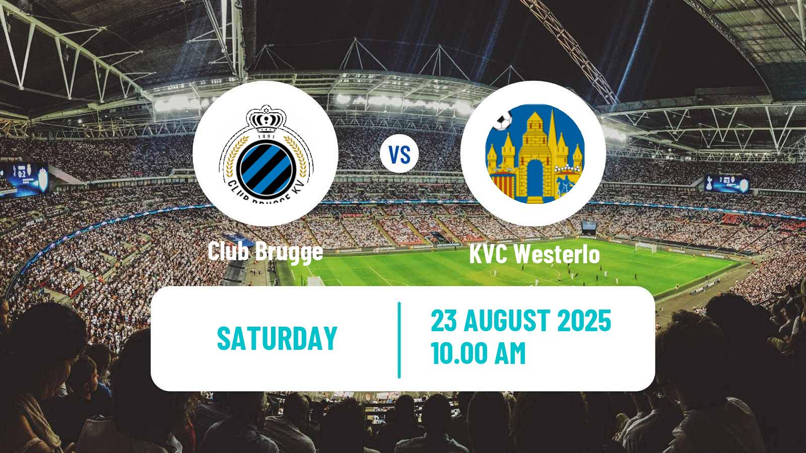 Football Belgian Jupiler Pro League Club Brugge - Westerlo