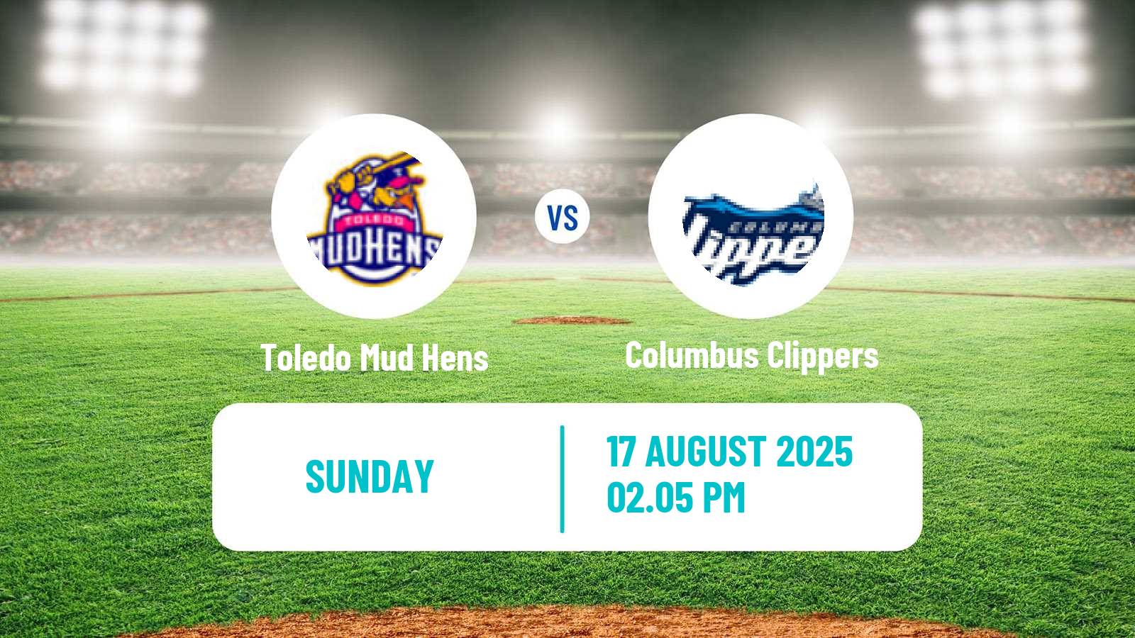 Baseball IL Toledo Mud Hens - Columbus Clippers