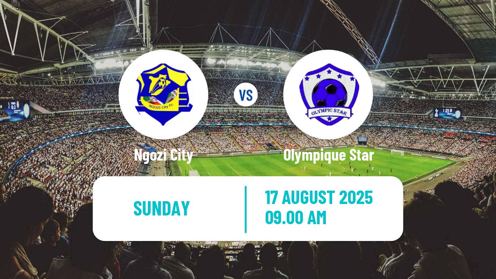 Football Burundi Premier League Ngozi City - Olympique Star