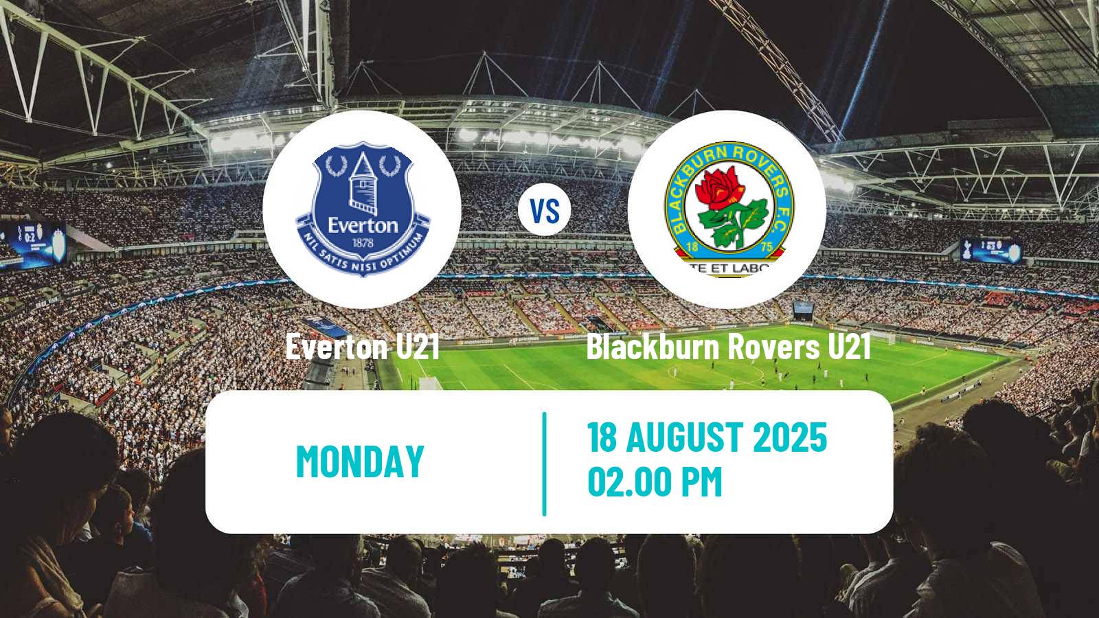 Football English Premier League 2 Everton U21 - Blackburn Rovers U21