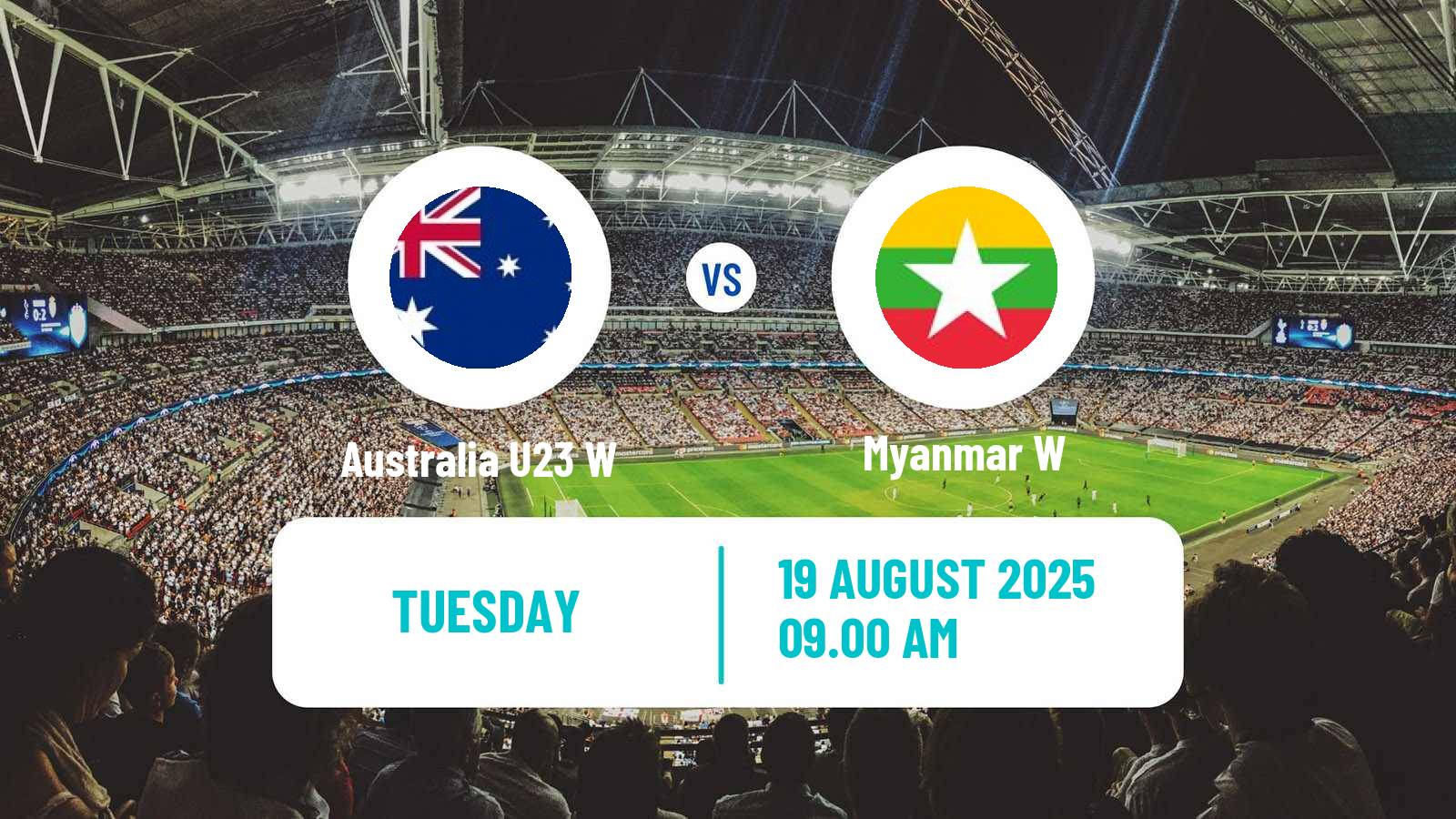 Football AFF Championship Women Australia U23 W - Myanmar W