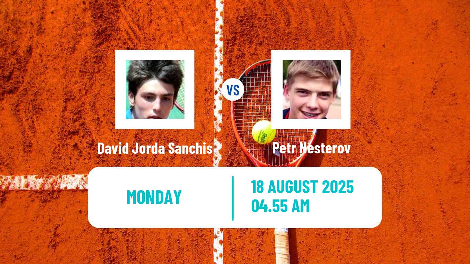 Tennis Sofia 2 Challenger Men David Jorda Sanchis - Petr Nesterov