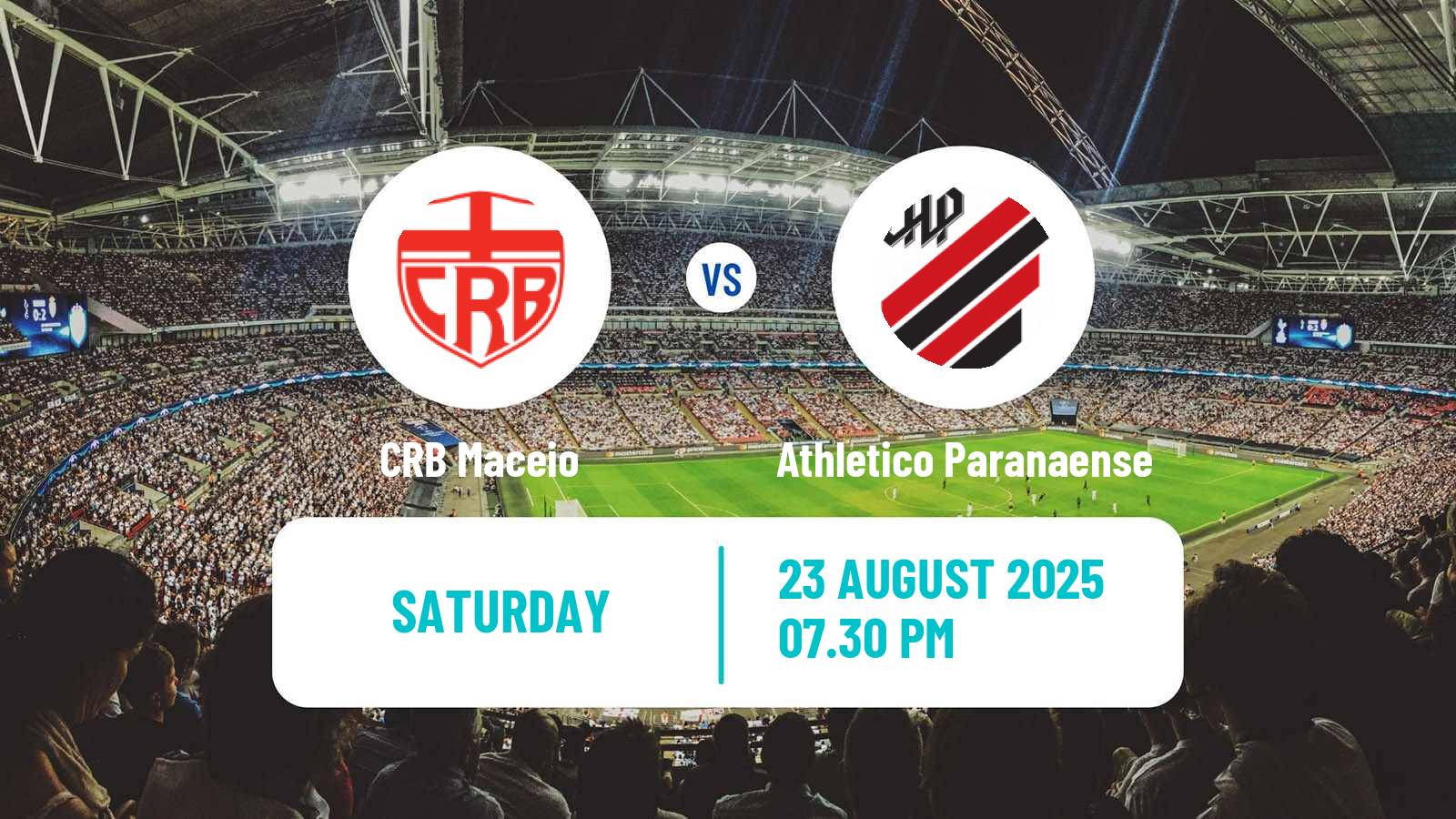 Football Brazilian Serie B CRB Maceio - Athletico Paranaense