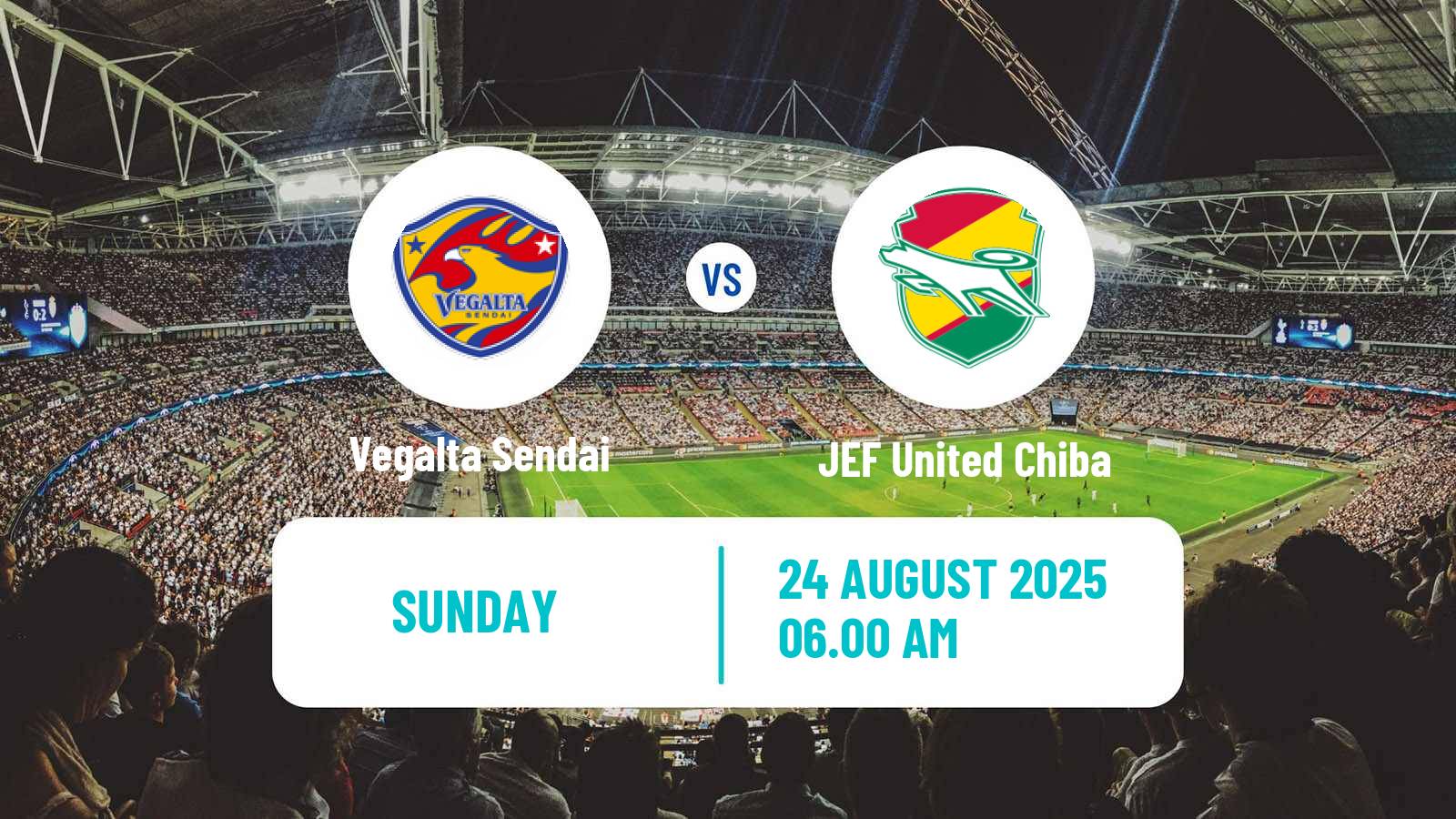 Football Japan J2 League Vegalta Sendai - JEF United Chiba