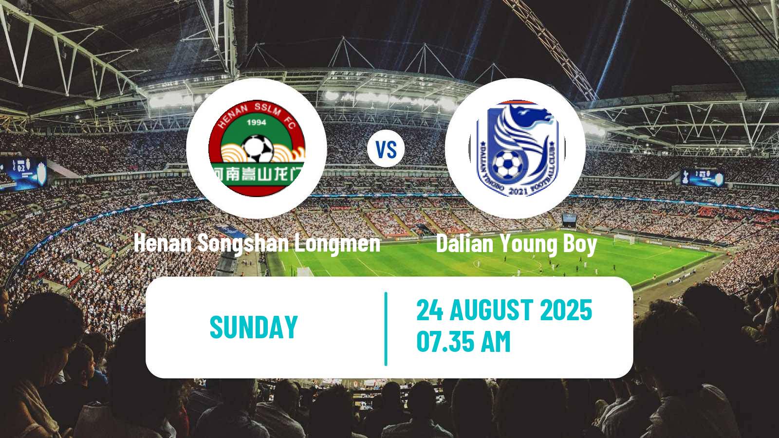 Football Chinese Super League Henan Songshan Longmen - Dalian Young Boy