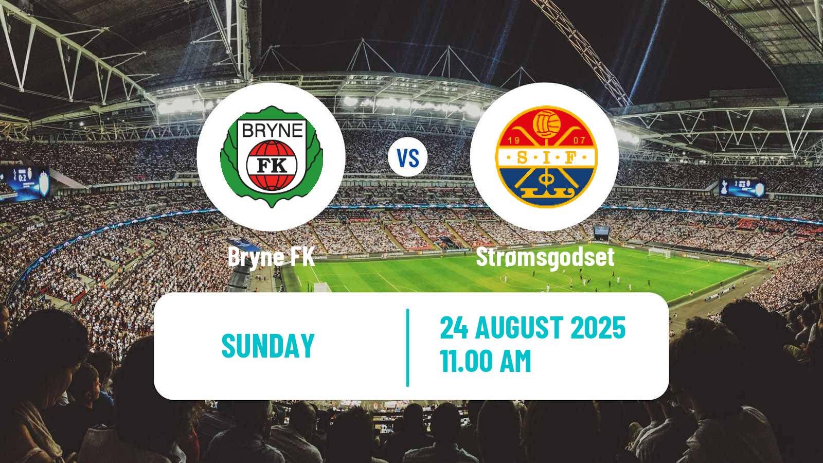 Football Norwegian Eliteserien Bryne - Strømsgodset