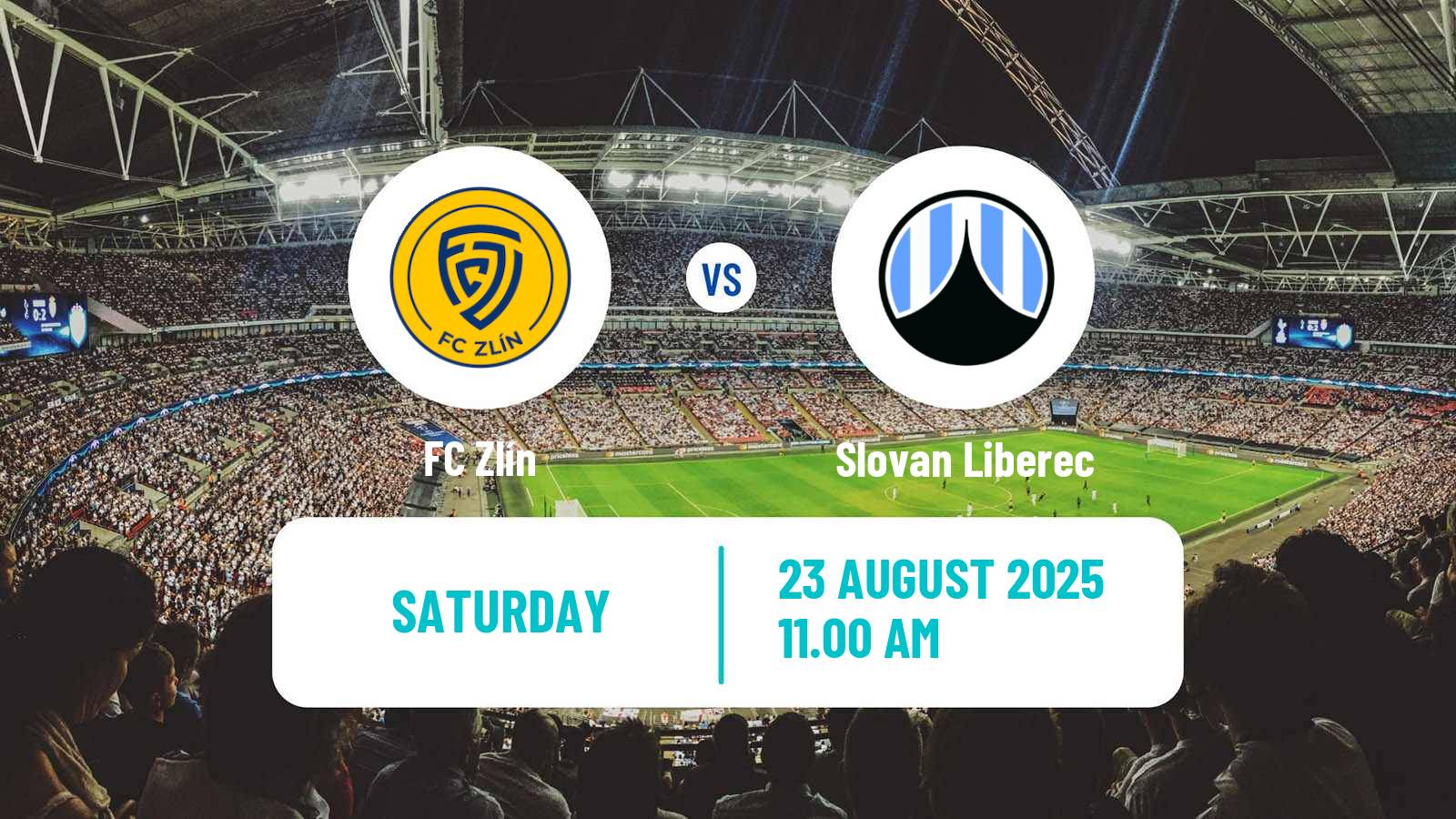 Football Czech 1 Liga Zlín - Slovan Liberec