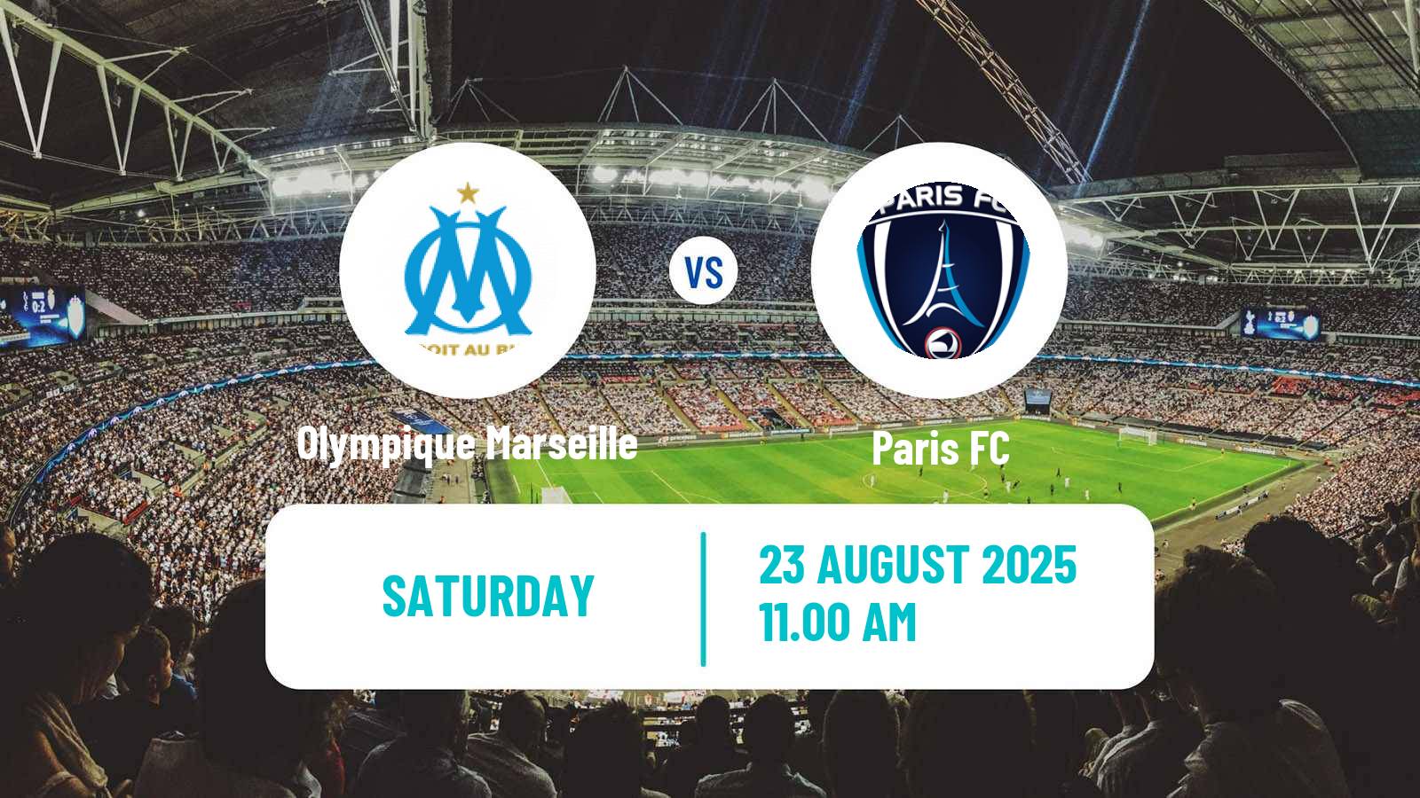 Football French Ligue 1 Olympique Marseille - Paris FC
