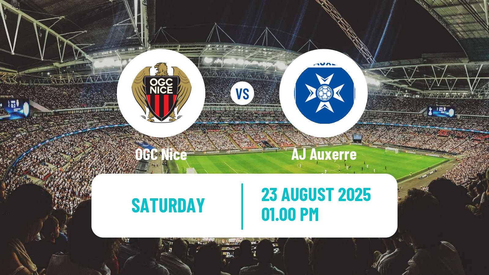 Football French Ligue 1 Nice - Auxerre