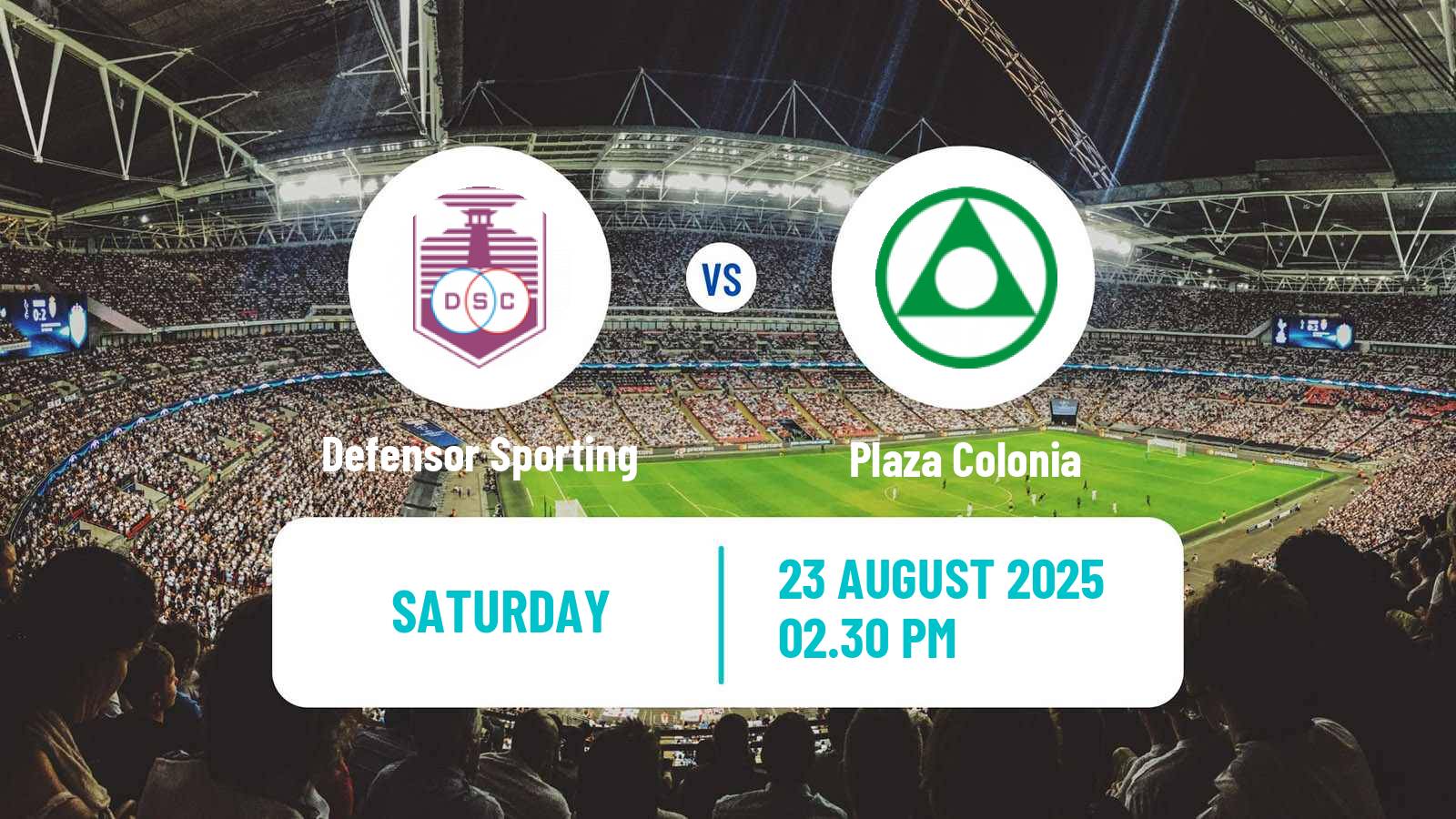 Football Uruguayan Primera Division Defensor Sporting - Plaza Colonia
