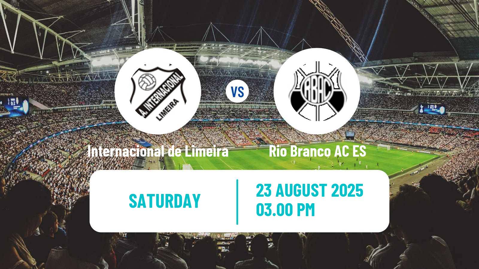 Football Brazilian Serie D Internacional de Limeira - Rio Branco AC ES