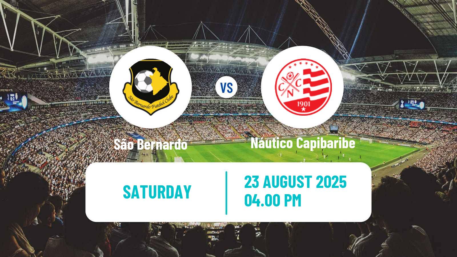 Football Brazilian Serie C São Bernardo - Náutico Capibaribe